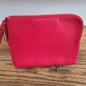 Ann Taylor Mini Clutch Red